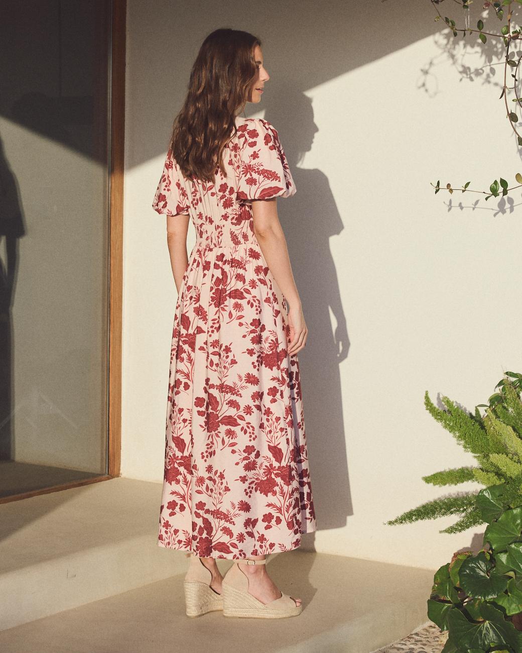 Bedrucktes Kleid Amal