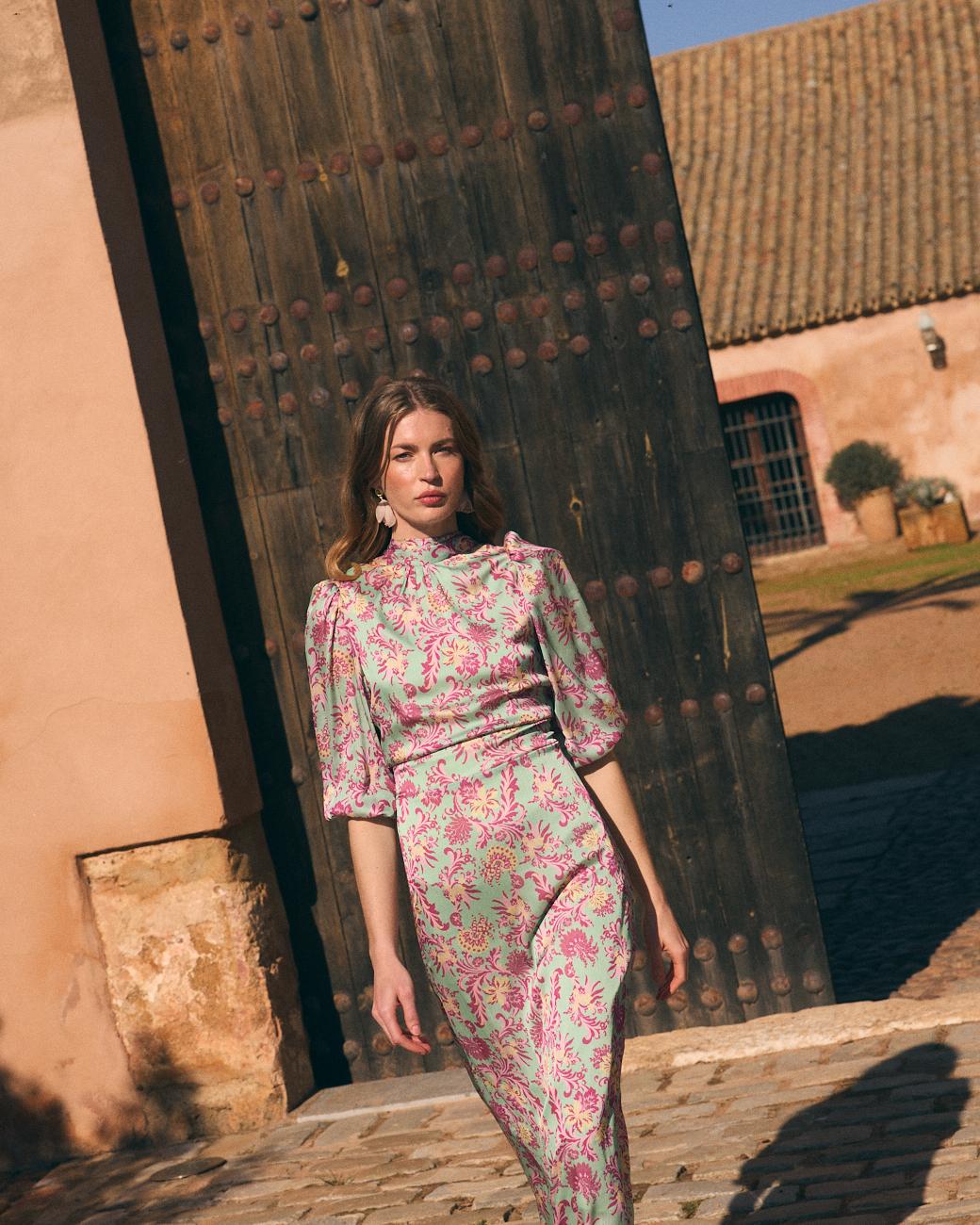 Eliana bedrucktes Kleid
