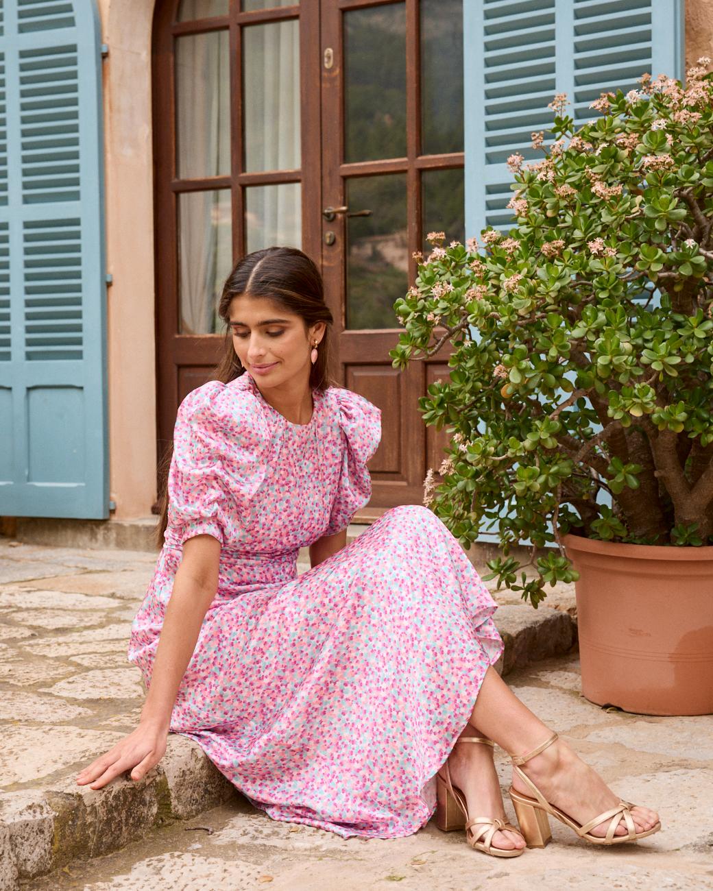 Kleid mit Ärmeln Flavie