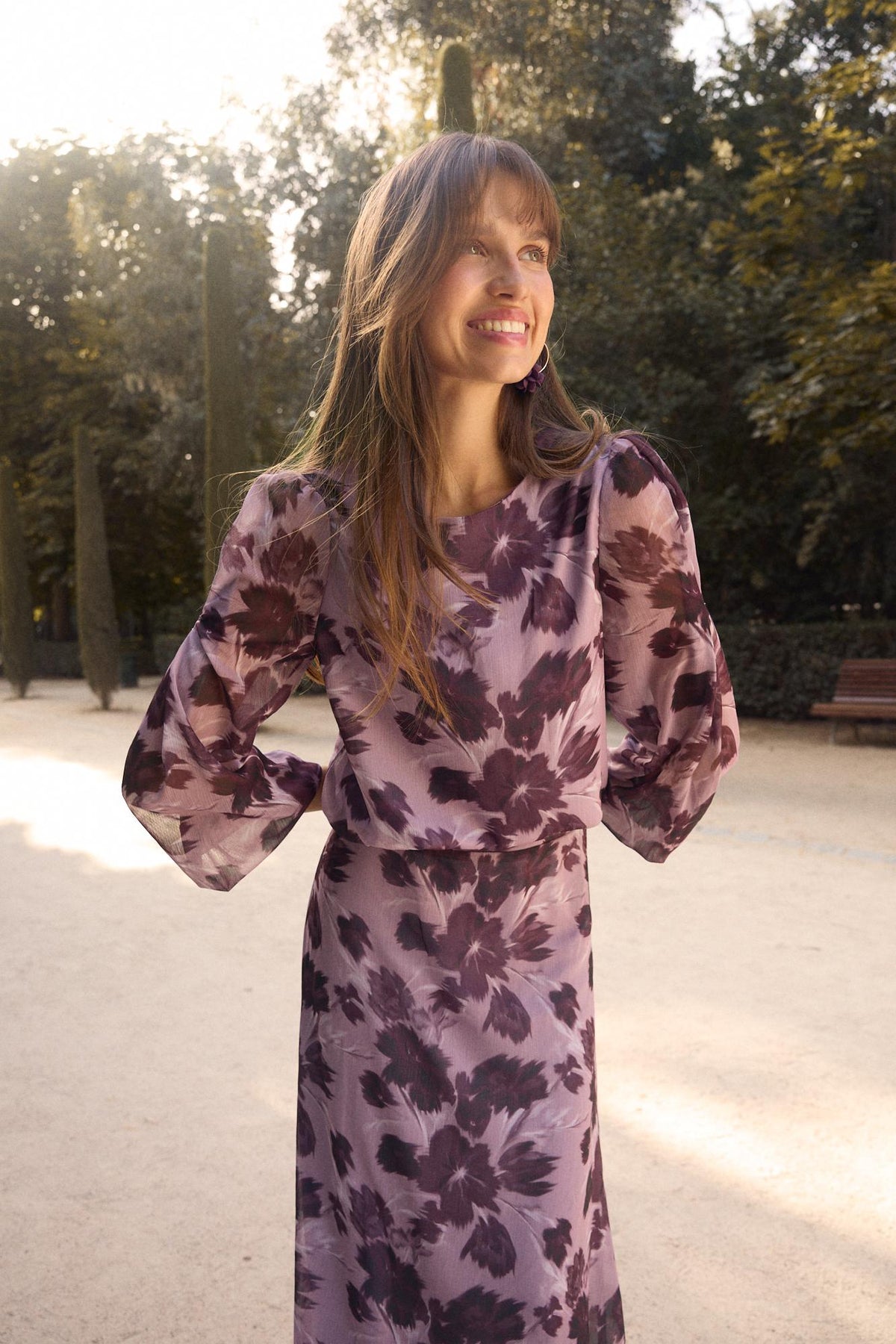 Bluse für Gäste Lila