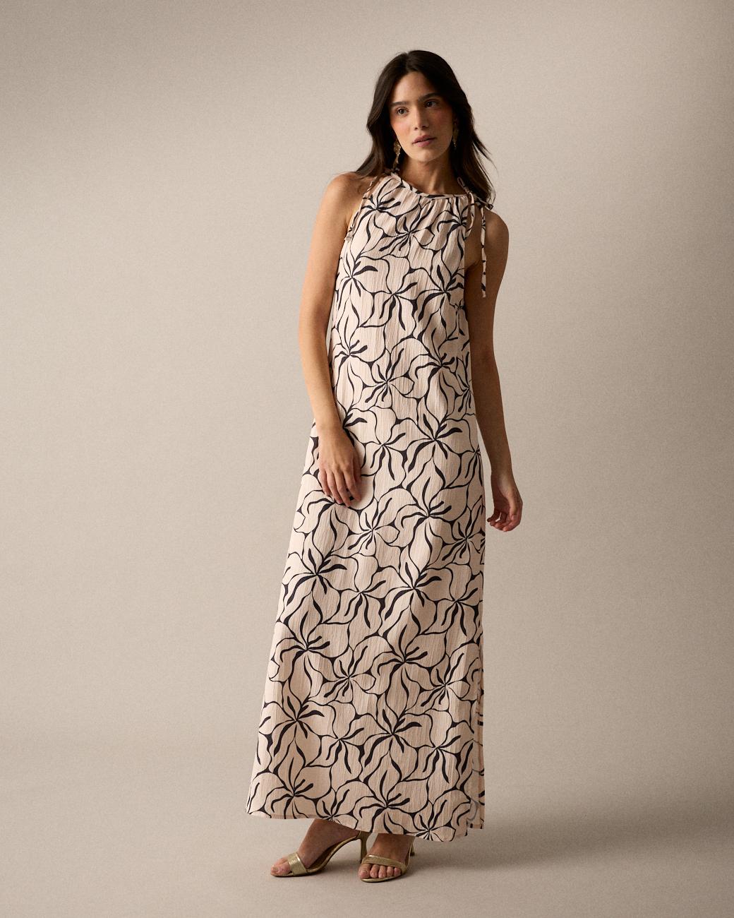 Beiges Kleid Aran
