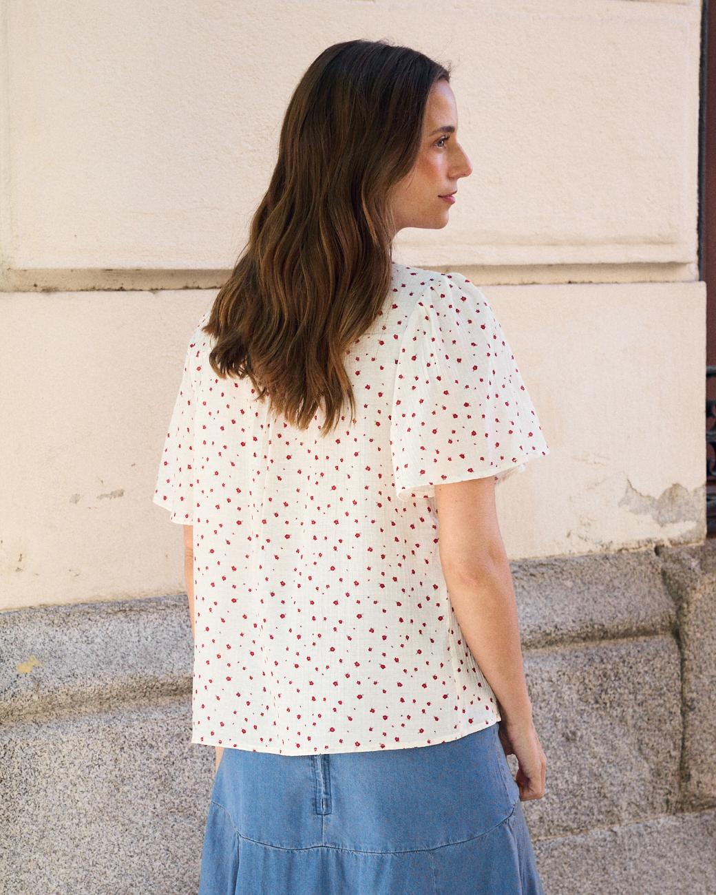 Bluse mit Blumenmuster Belly