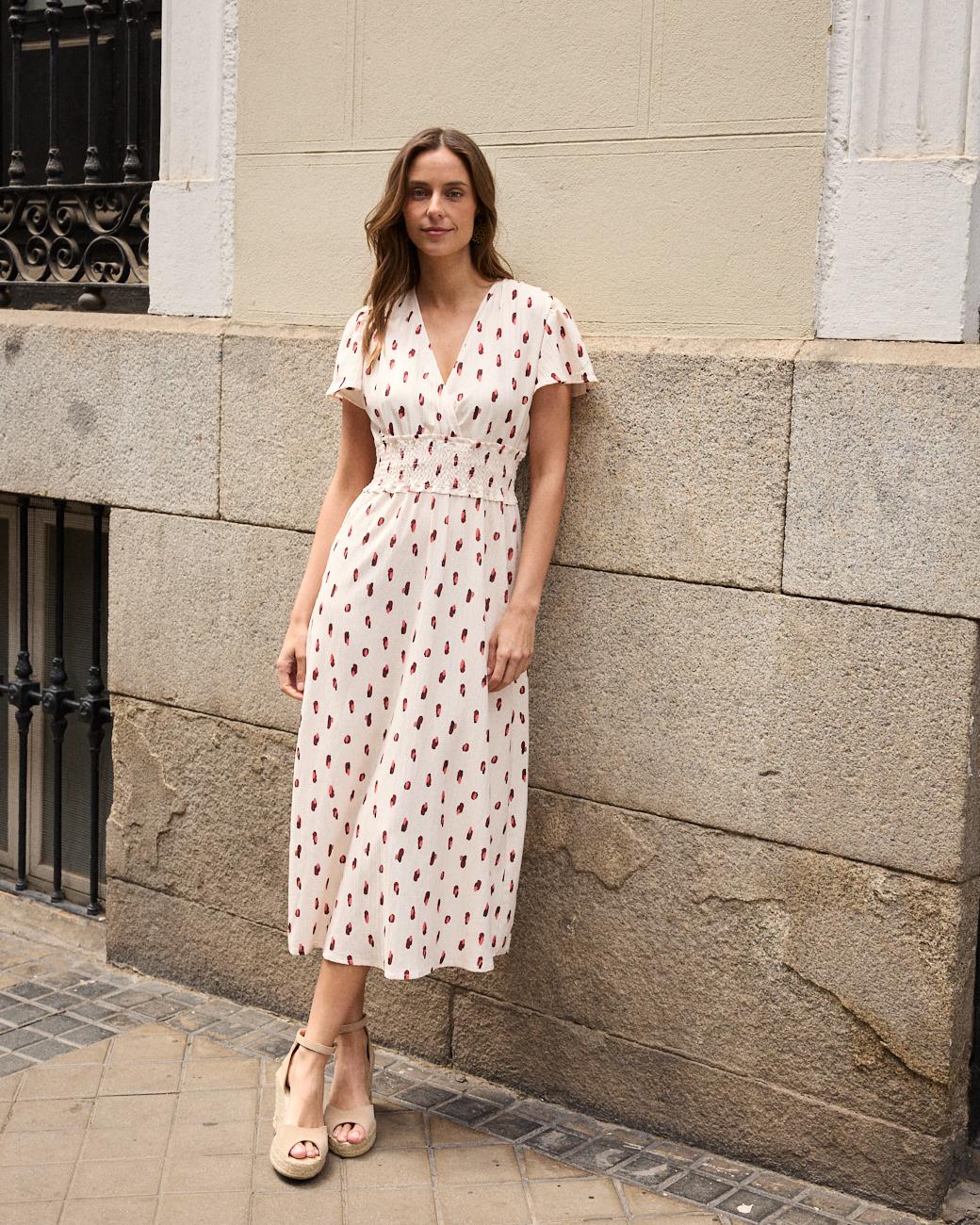 Beiges Kleid Sabela