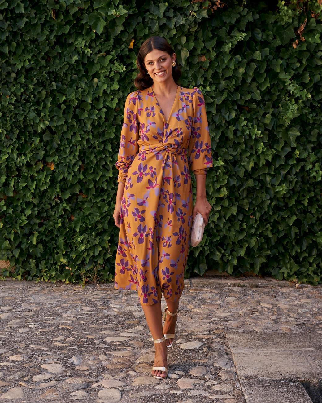 Kleid mit Knoten Cata