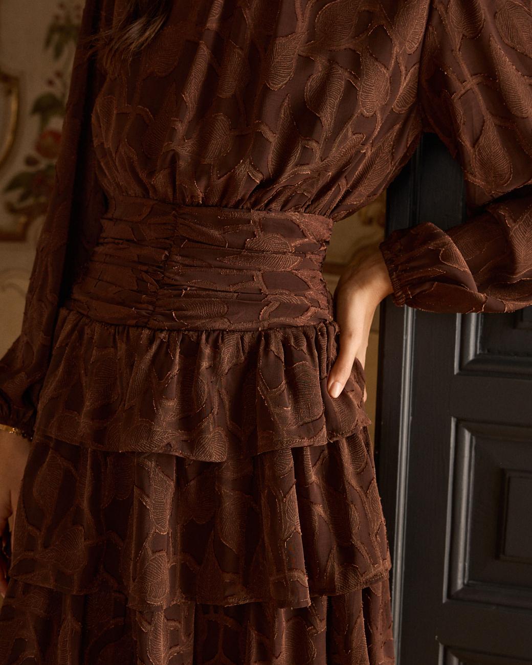 Kleid mit Stehkragen Marian
