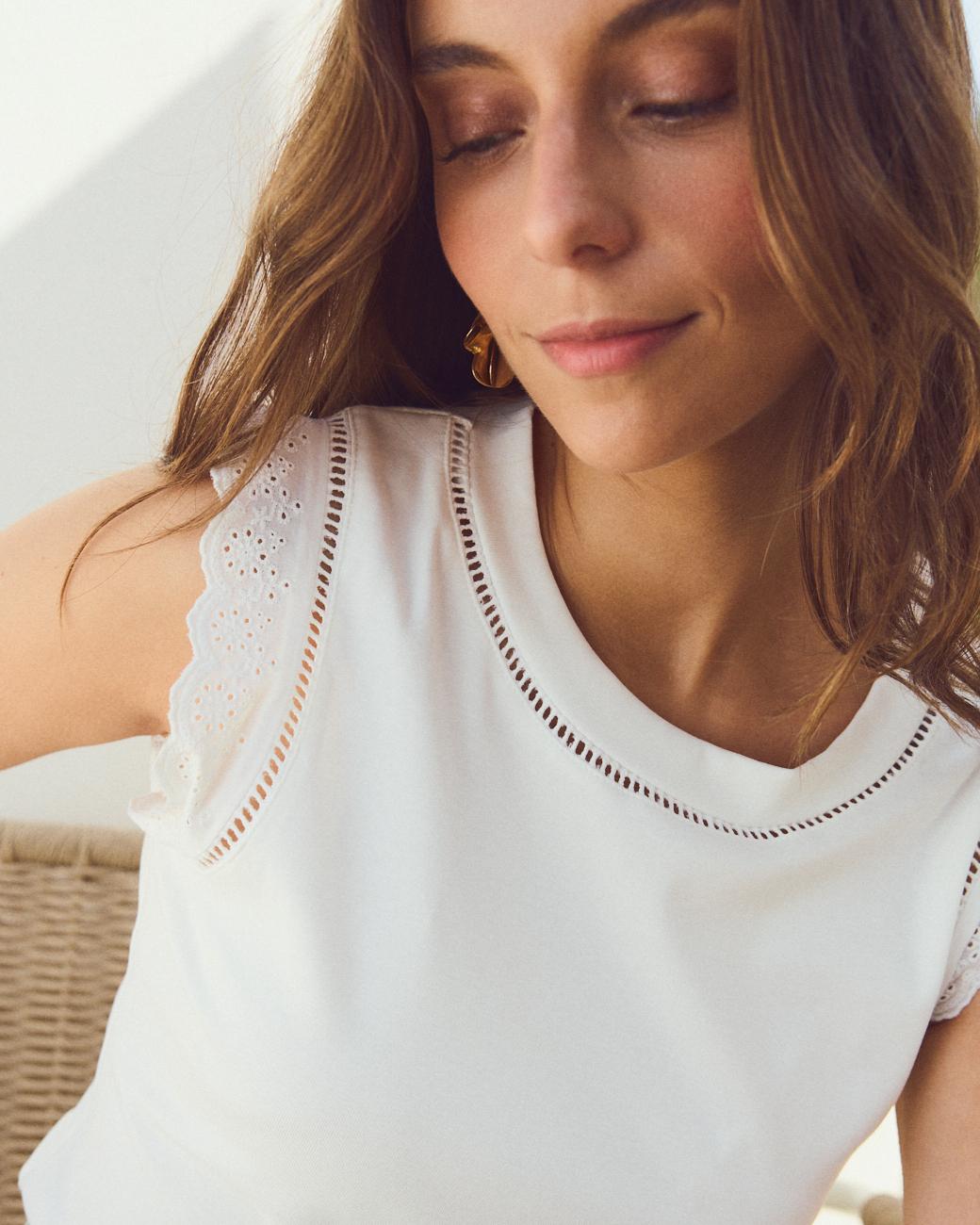Strick-T-Shirt Tess