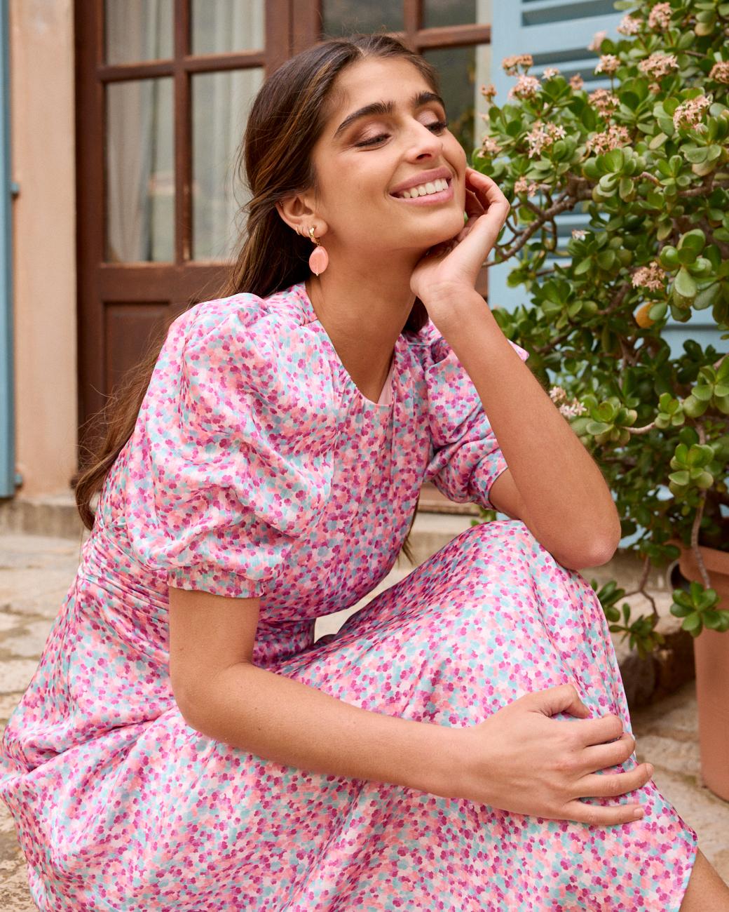Kleid mit Ärmeln Flavie