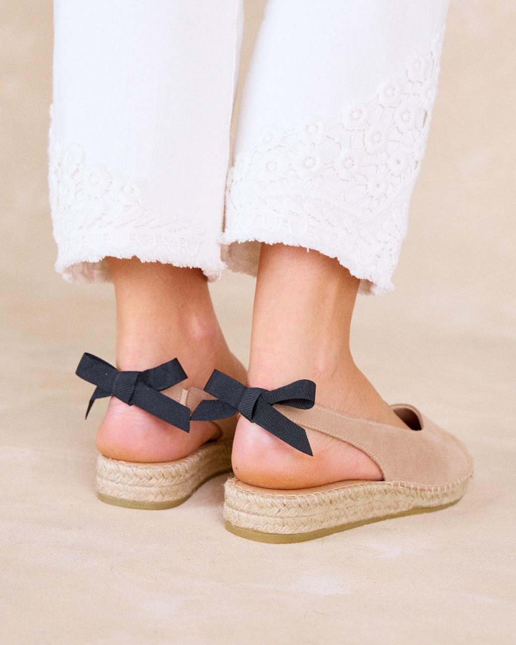 Espadrille mit Schleife Laica