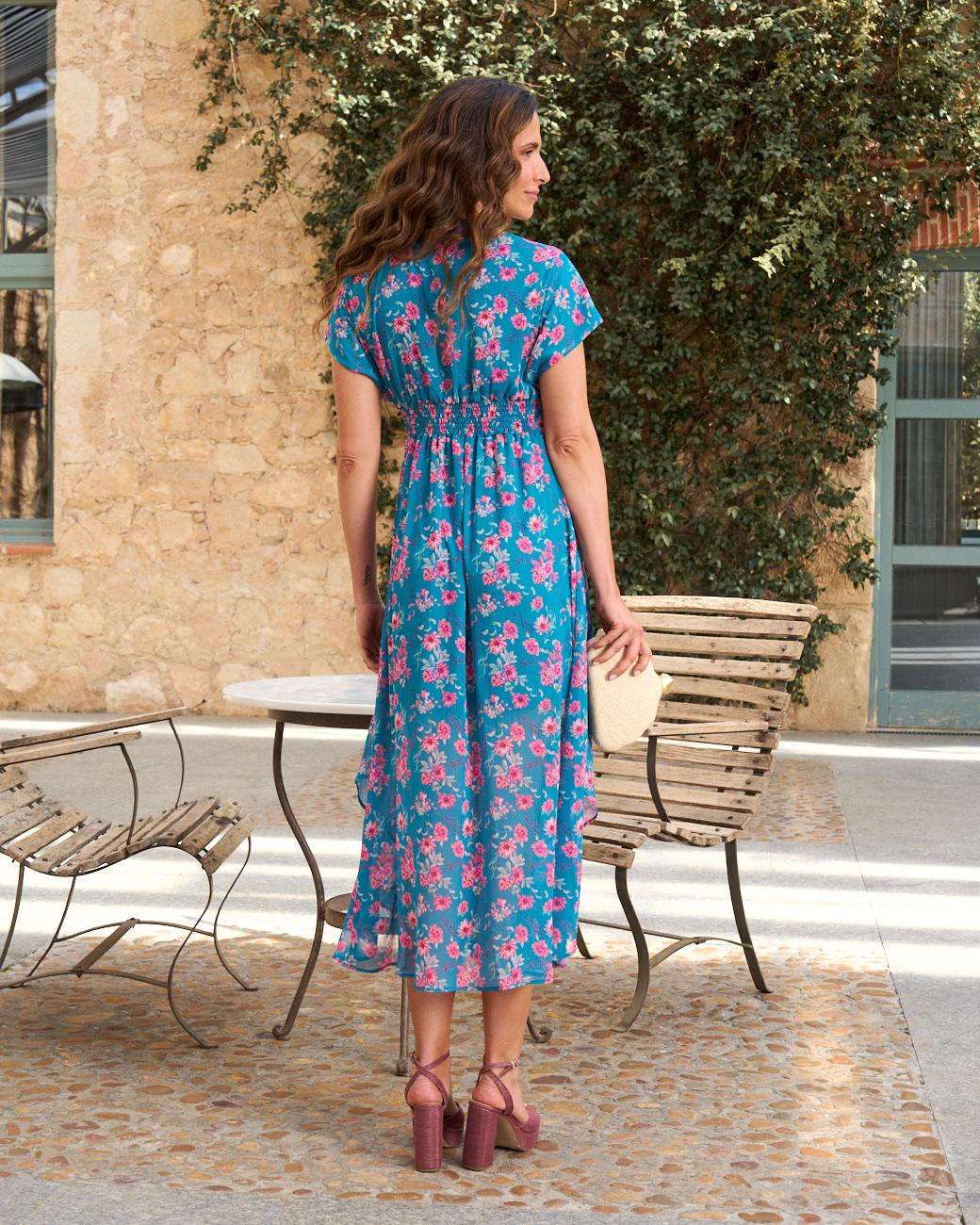 Kleid mit Blumenmuster Tiana