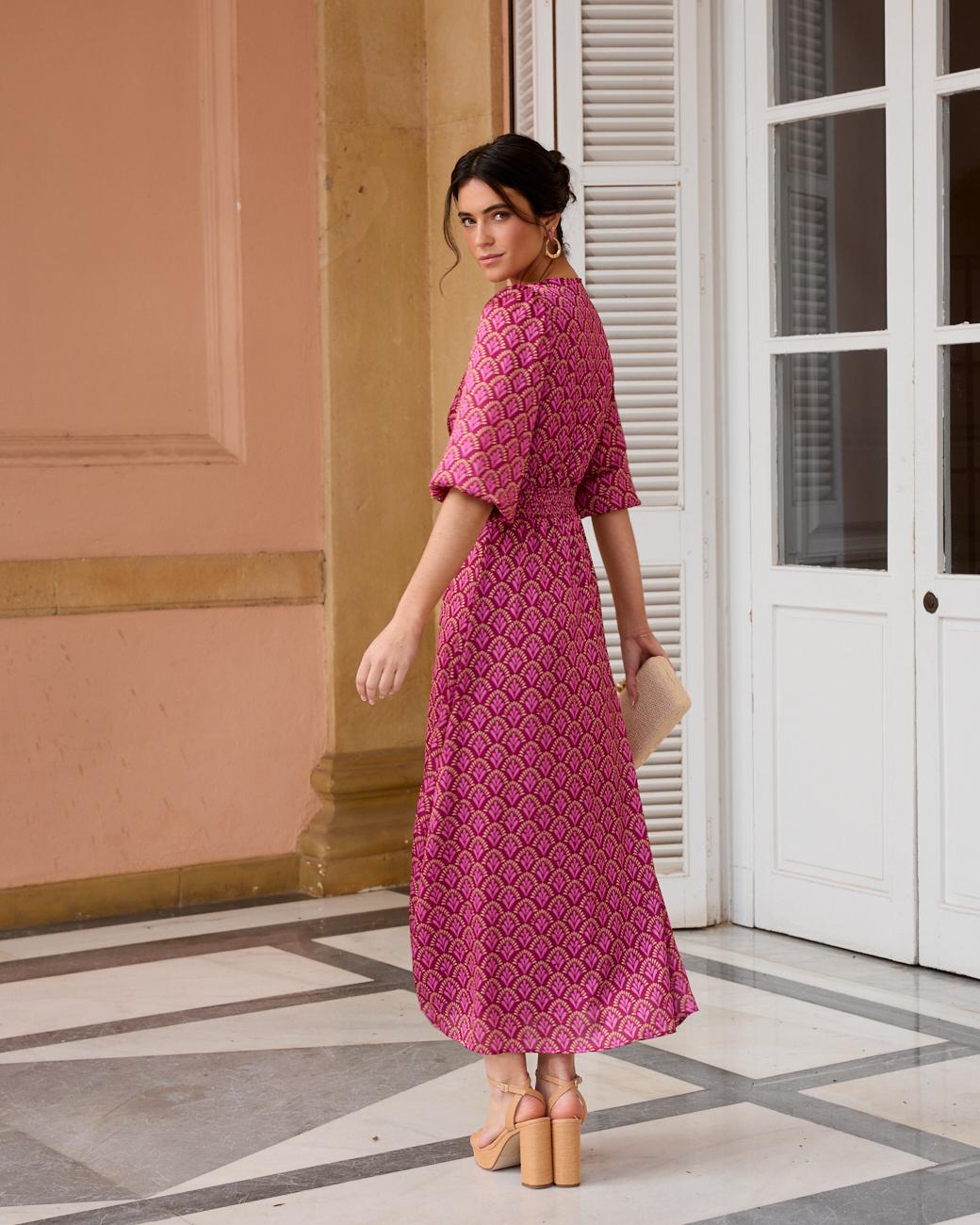 Bedrucktes Kleid Nerea